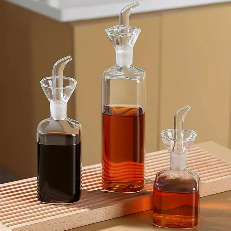 Herb Keeper Bottle - Wysokoborokrzemowy szklany pojemnik na olej, szczelny,