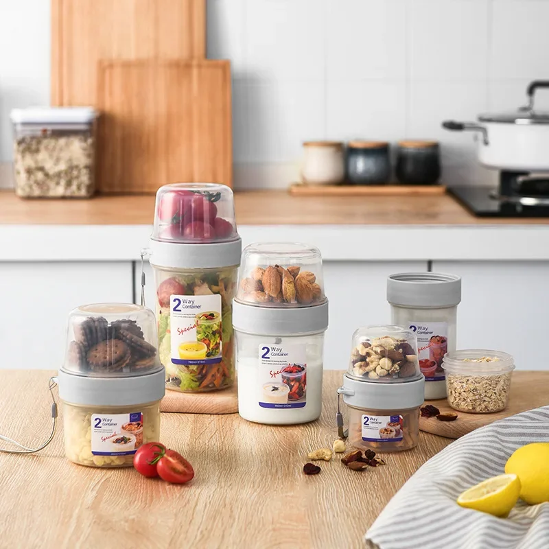 Meal Prep Yogurt - Śniadanie Owsianka Kaszka Orzechy Jogurt Sałatka