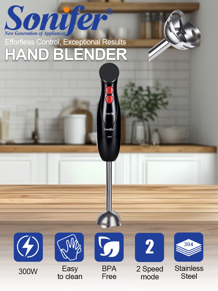 Meal Prep Smoothies - Blender ręczny Sonifer SF-8179 300W, blender
