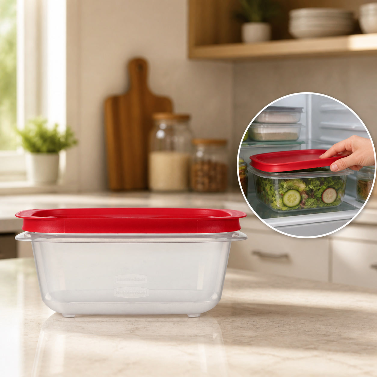 Meal Prep Kitchen - Prostokątny pojemnik na żywność o pojemności