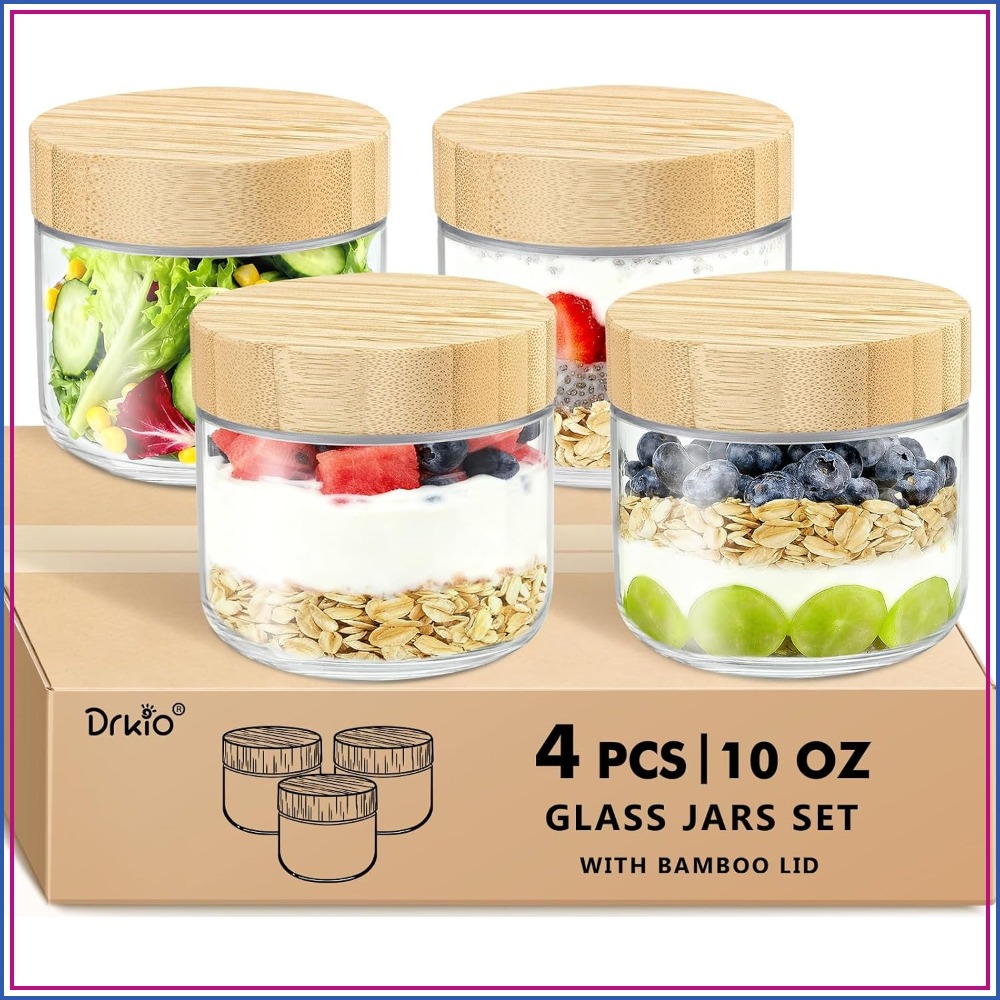 Meal Prep Overnight Oats - Pojemniki na Overnight Oats 10 Oz
