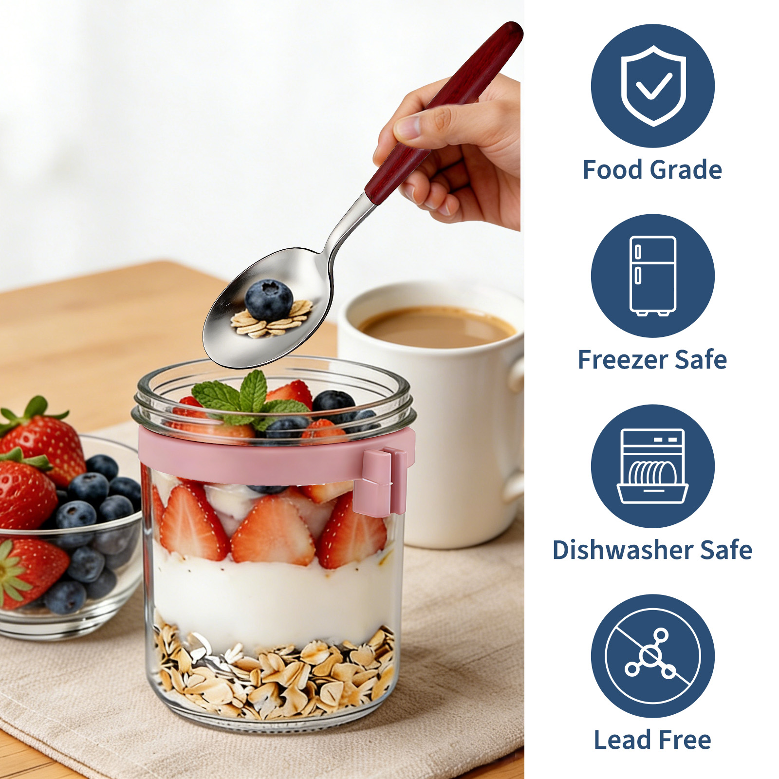 Słoiki na owsiankę na noc o po – Meal Prep Overnight Oats recenzja i cena