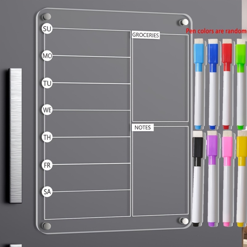 Akrylowa tablica magnetyczna d – Meal Prep Planner recenzja i cena
