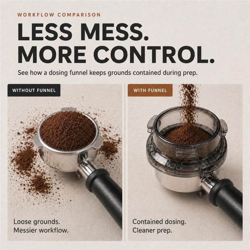 Lejek dozujący A65T-Twist-Lock – Breville Espresso Barista Express recenzja i cena