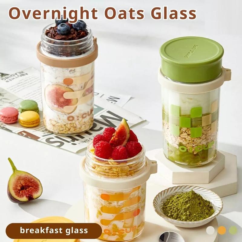 Szklany kubek na nocną owsiank – Meal Prep Overnight Oats recenzja i cena