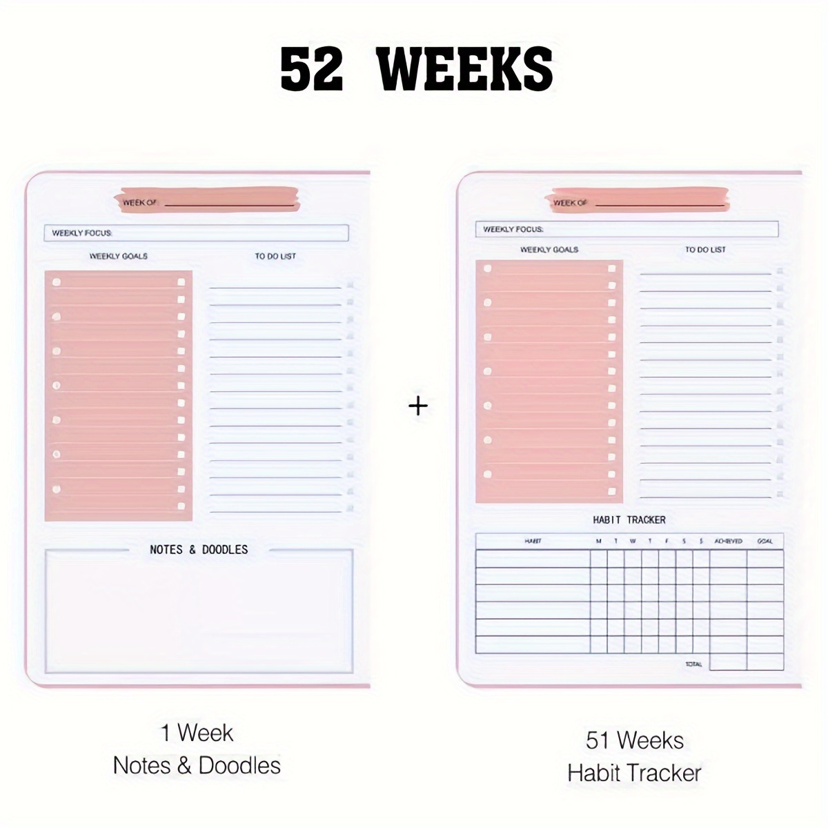 52-tymczasowy planer tygodniow – Meal Prep Planner recenzja i cena