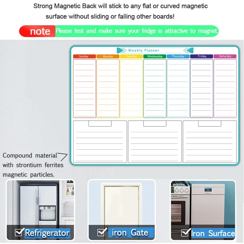 Magnetyczny terminarz tygodnio – Meal Prep Planner recenzja i cena