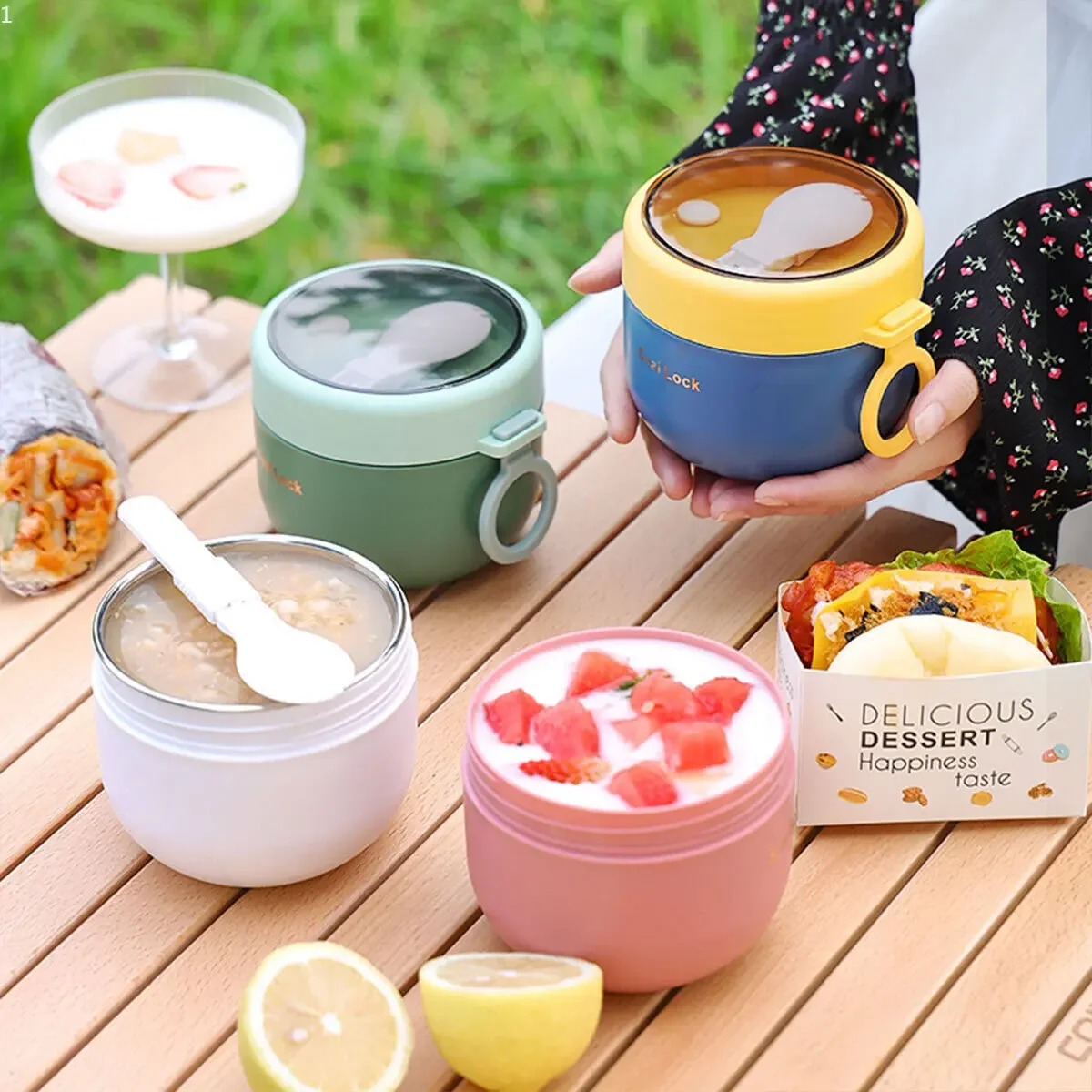 600ml/800ml Kubki śniadaniowe  – Meal Prep Yogurt recenzja i cena