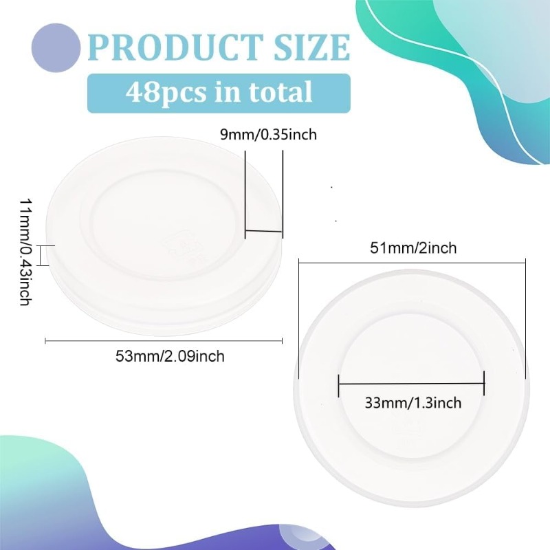 48 szt. 2-calowych słoików na  – Meal Prep Yogurt recenzja i cena