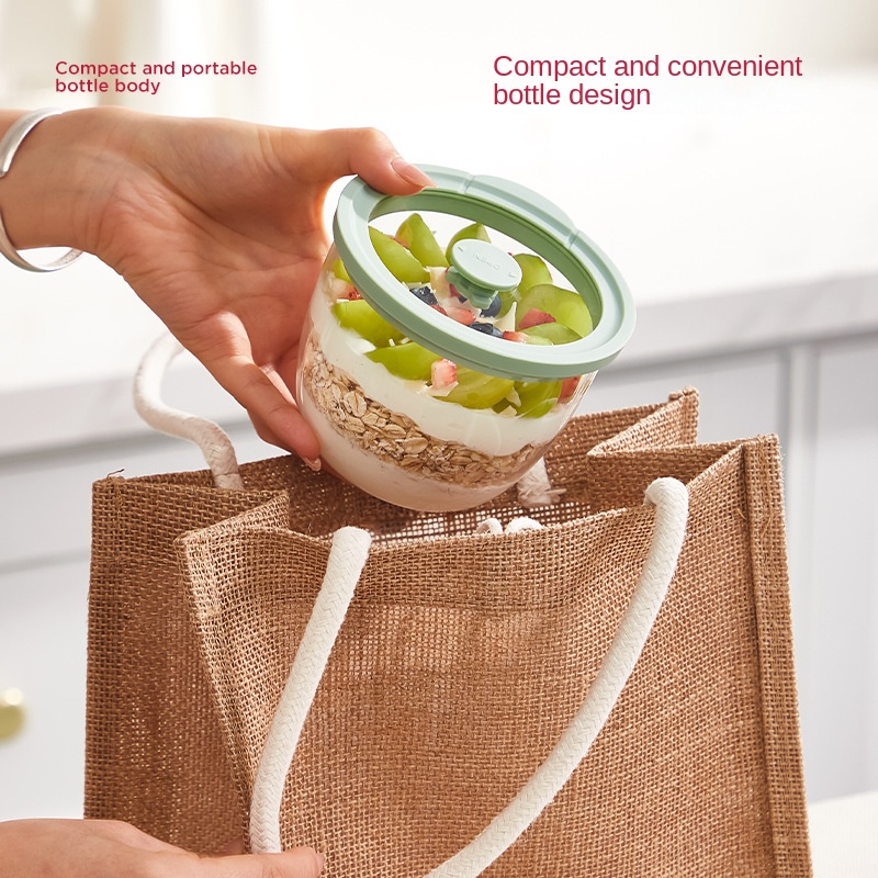 Szklany pojemnik na owsiankę n – Meal Prep Overnight Oats recenzja i cena
