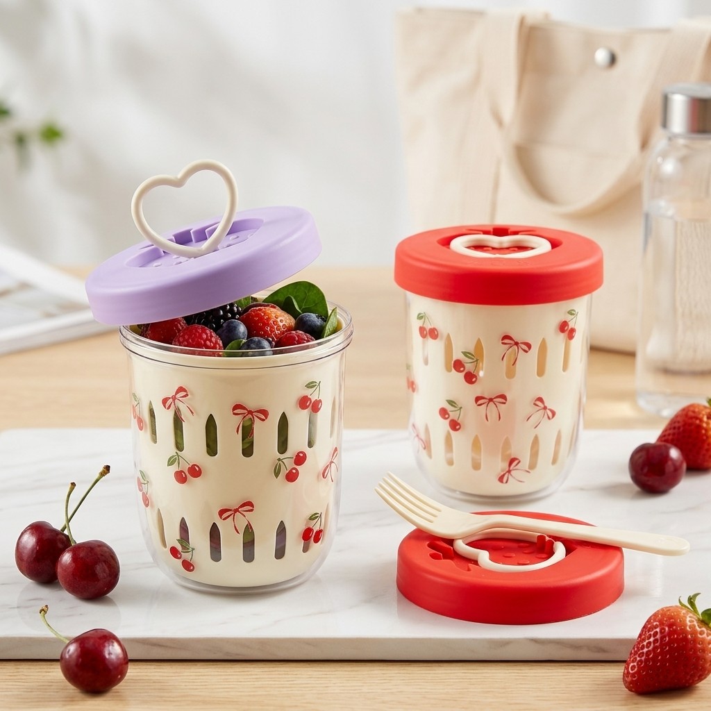 Plastikowy pojemnik na sałatkę – Meal Prep Yogurt recenzja i cena