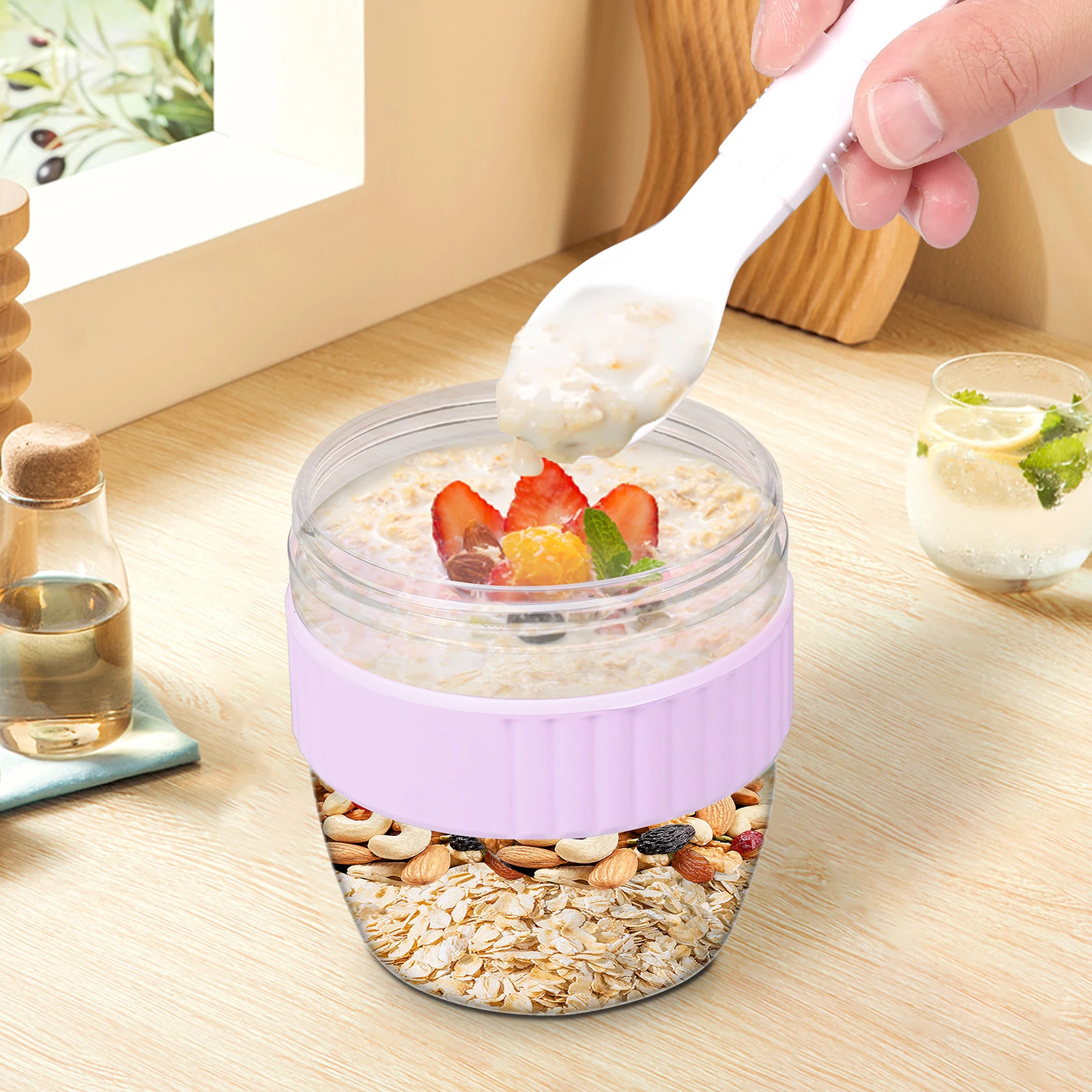 Pojemnik na owsiankę na noc z  – Meal Prep Overnight Oats recenzja i cena