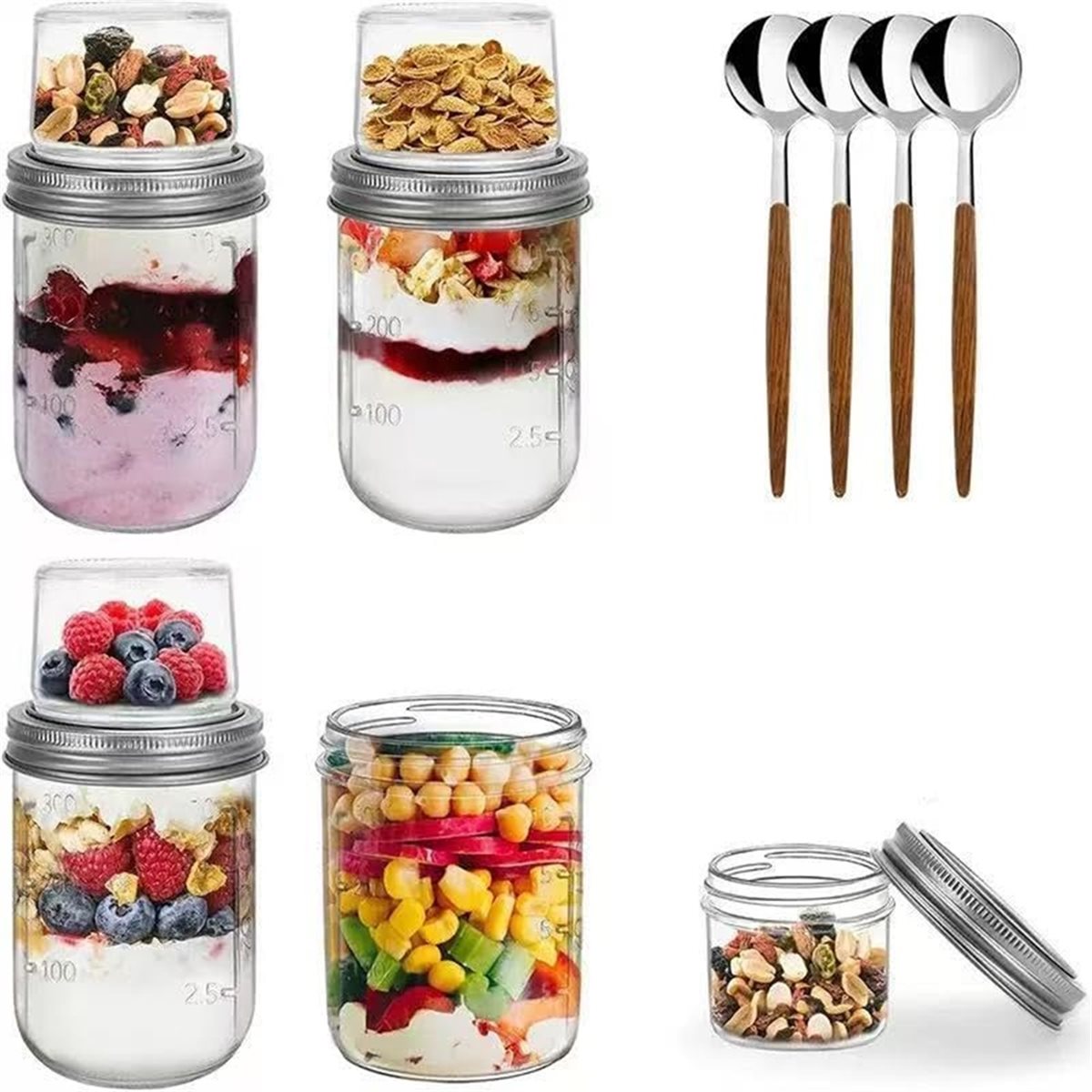 Pojemniki na Overnight Oats z  – Meal Prep Overnight Oats recenzja i cena
