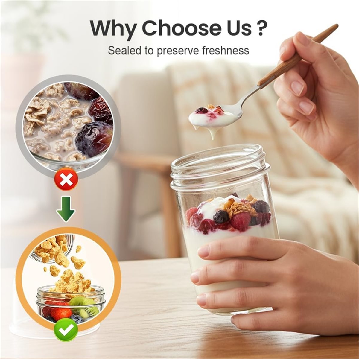 Pojemniki na Overnight Oats z  – Meal Prep Overnight Oats recenzja i cena