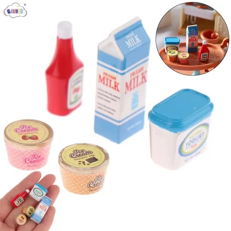 5 sztuk/zestaw 1:12 Domek dla  – Meal Prep Yogurt recenzja i cena