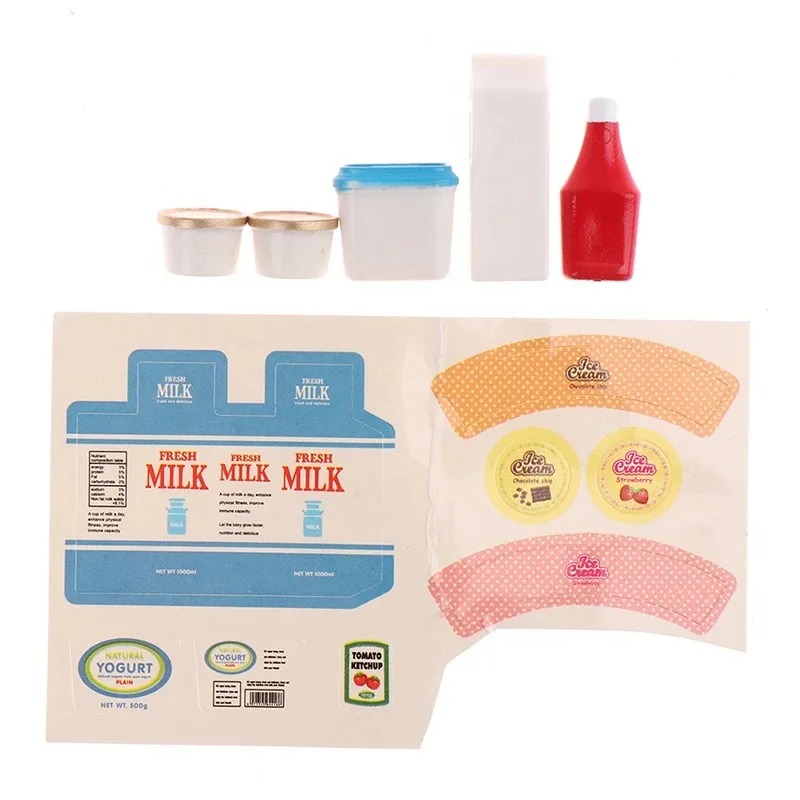 5 sztuk/zestaw 1:12 Domek dla  – Meal Prep Yogurt recenzja i cena