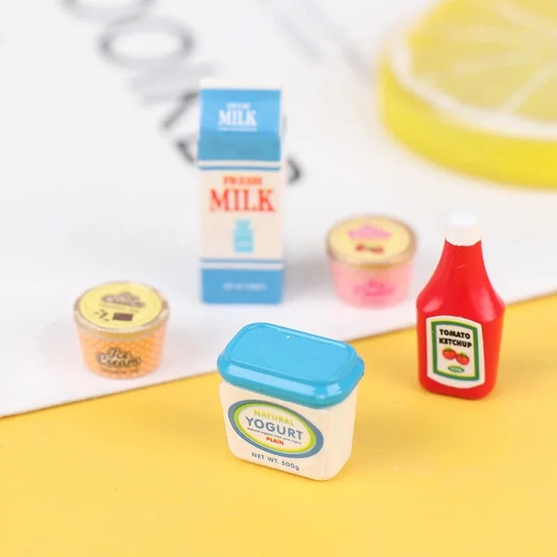 5 sztuk/zestaw 1:12 Domek dla  – Meal Prep Yogurt recenzja i cena